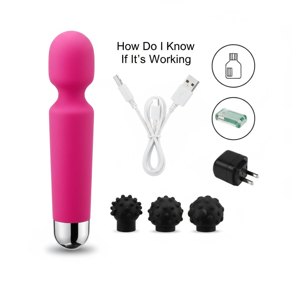 Magic Massage Wand – 20-Speed Vibrating Full Body Massager for Muscle Pain Relief & Relaxation Therapy